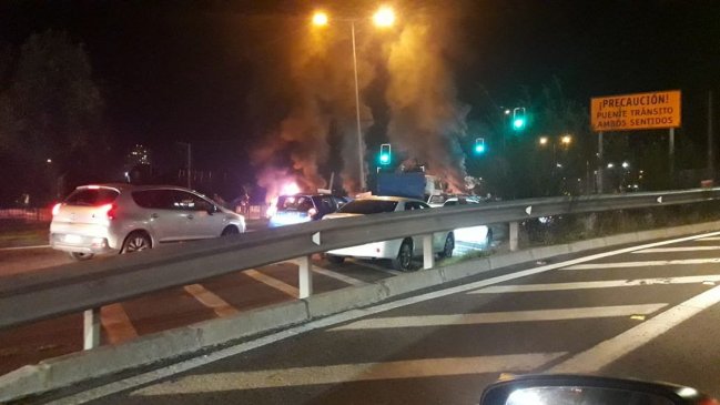 Barricadas en varios puntos de Concepción complican el tránsito