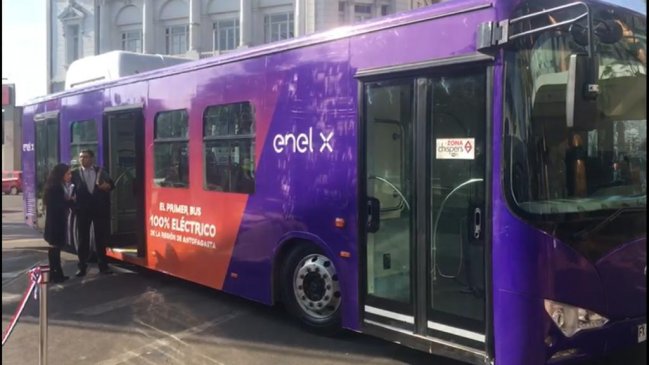 Presentan primer bus eléctrico para pasajeros en Antofagasta