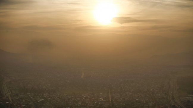 Intendencia decretó la primera preemergencia del año para Santiago