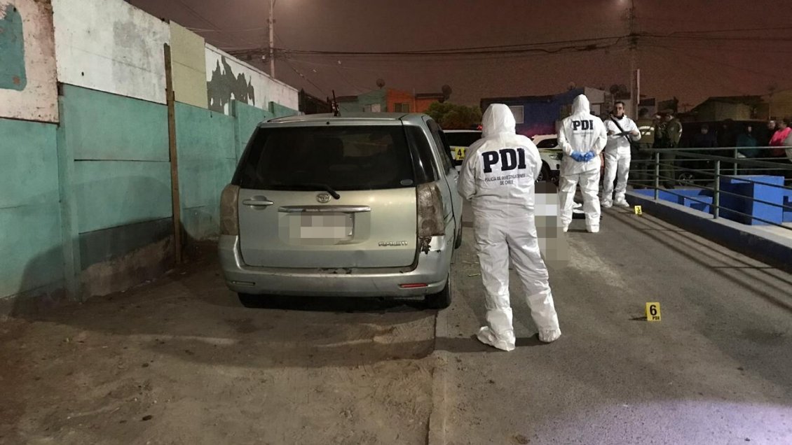 PDI investiga muerte de joven baleado en Alto Hospicio