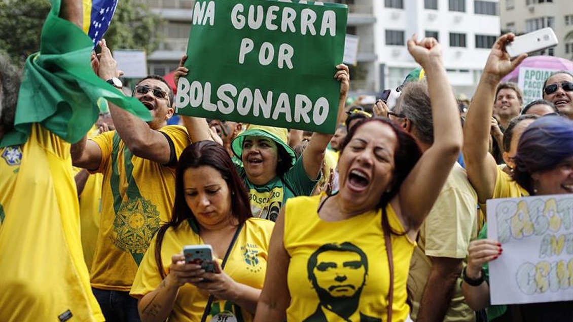 Varias ciudades de Brasil se movilizaron en favor de Bolsonaro