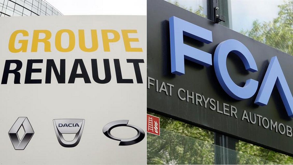 Mercados están optimistas por posible fusión entre Renault y Fiat Chrysler