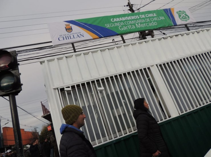 Tras seis años, por fin opera caseta de seguridad en el Mercado de Chillán