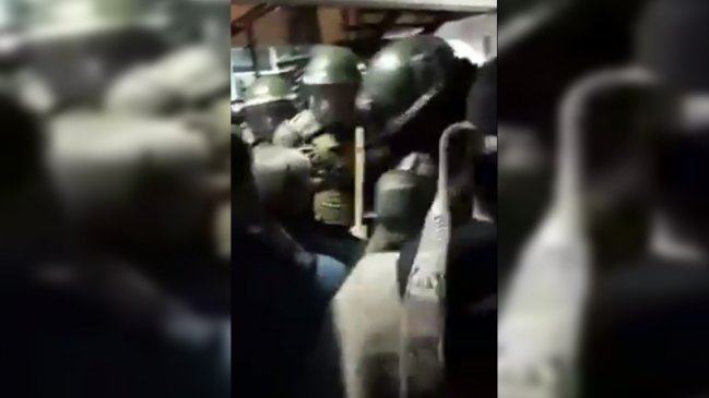 Con incidentes y detenidos terminó sesión de consulta indígena en San Bernardo