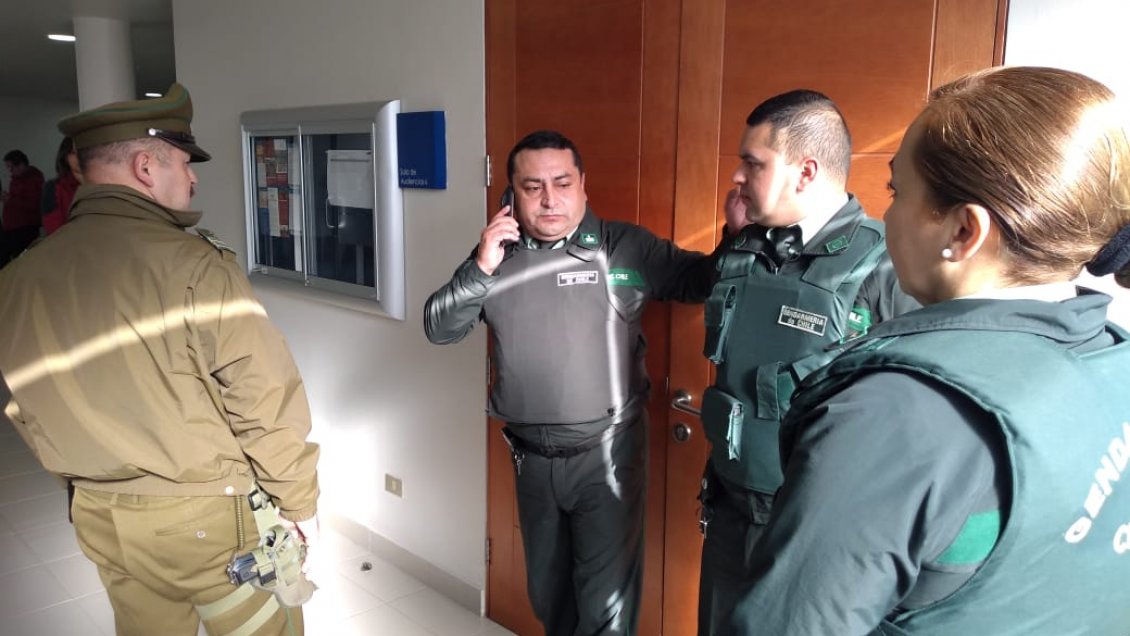 A control de detención pasó alumno detenido por disparo a compañero en Puerto Montt