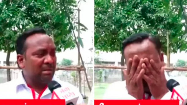 Candidato rompió en llanto al descubrir que obtuvo cinco votos y en su familia son nueve adultos