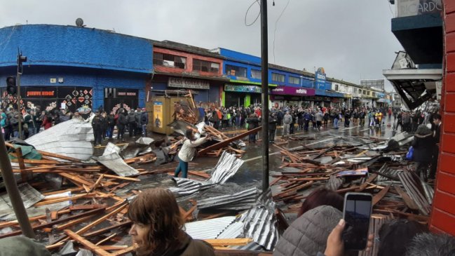 Serios daños en Concepción y Talcahuano por tromba marina
