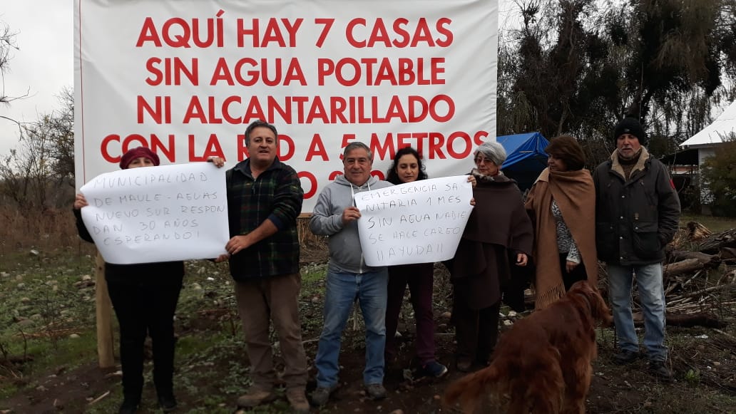 Maule: Villa lleva más de 20 años sin agua potable y ahora tampoco en norias