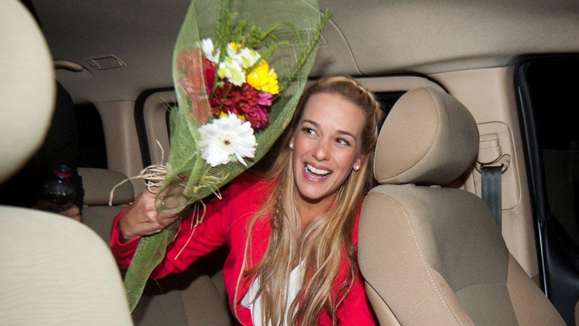 Lilian Tintori y su hija llegaron a España