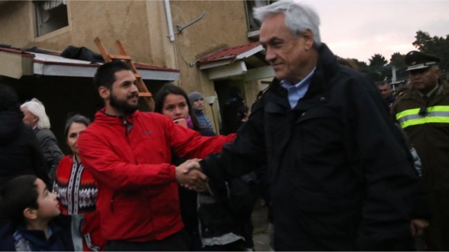 Piñera vuelve al Biobío para anuncios de reconstrucción