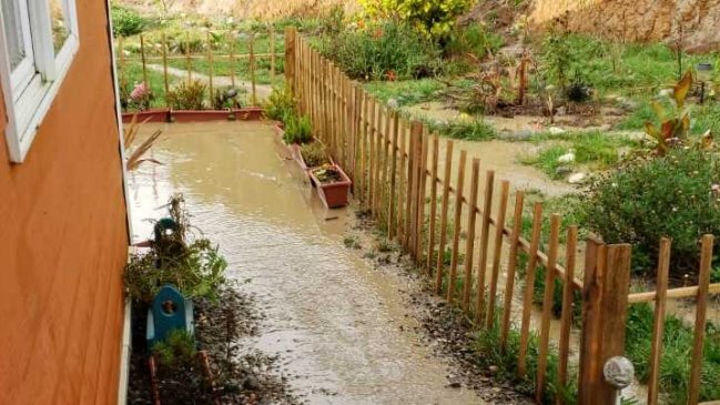 Vecinos de sector rural de Valdivia denuncian rotura de cañerías por mantención de camino