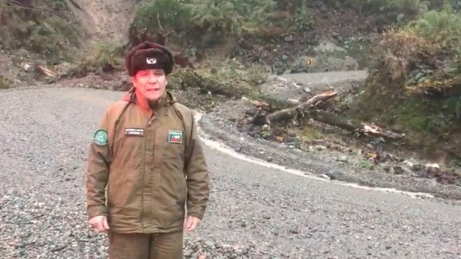 Por nevazón se cerró Ruta 7 Sur en la Carretera Austral