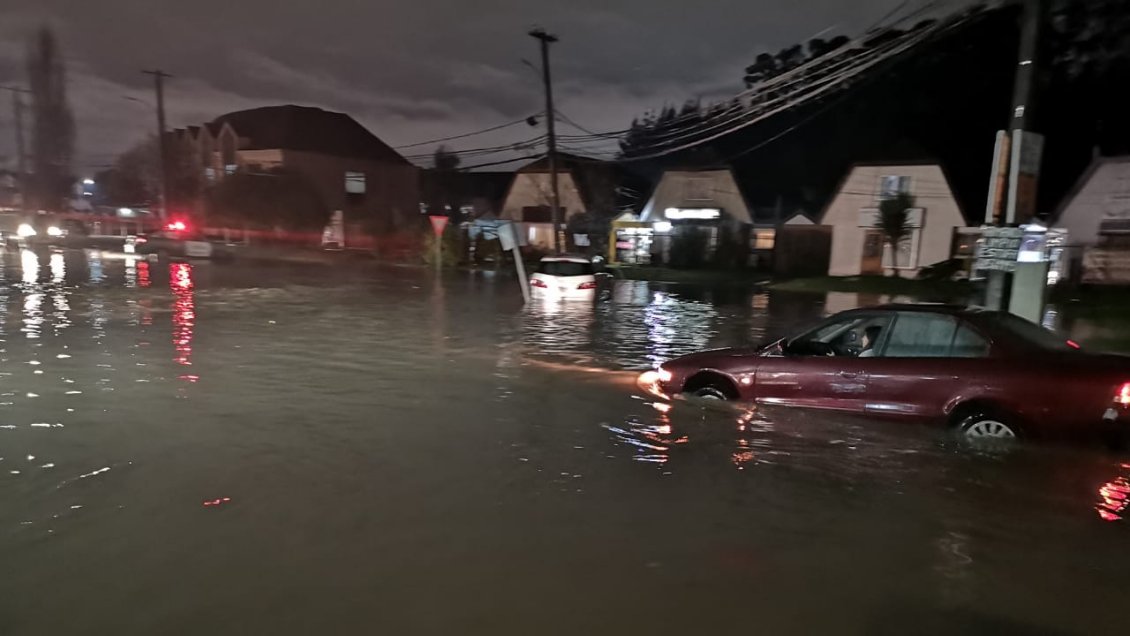Más de 50 casas anegadas por la lluvia en San Pedro de la Paz