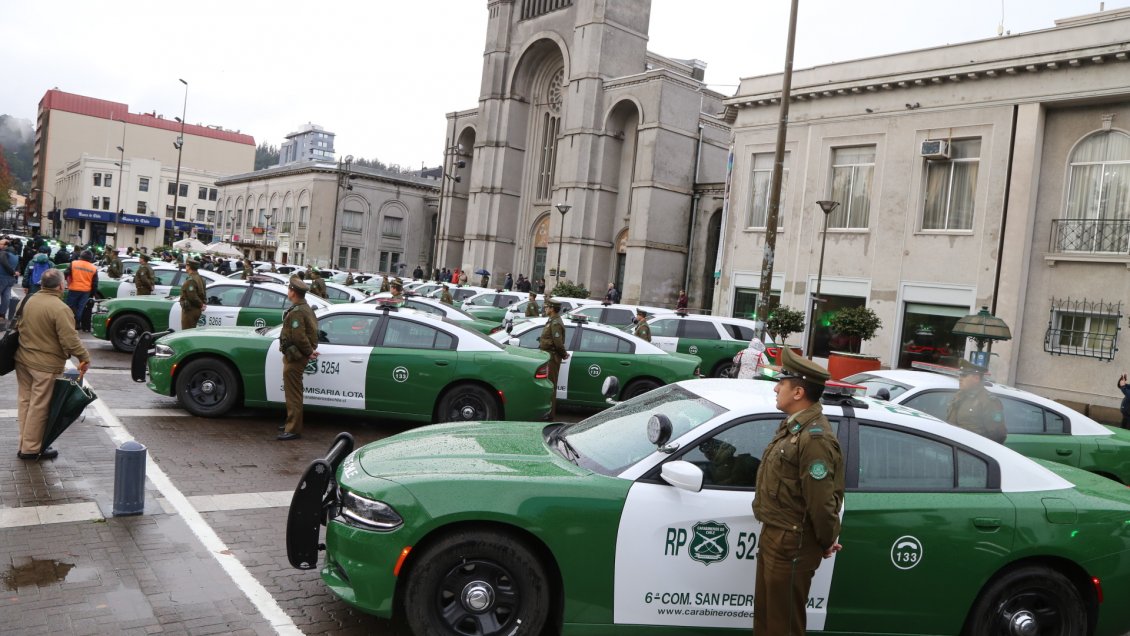 Con vehículos blindados gobierno y carabineros busca combatir la delincuencia en región del Biobío
