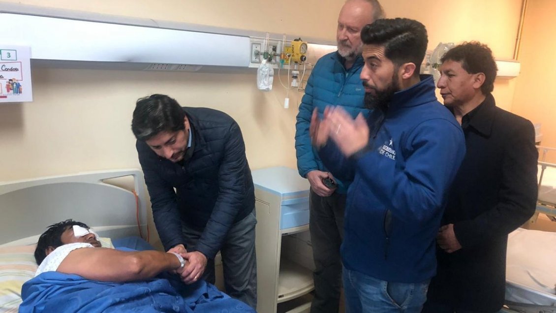 Viceministro de Bolivia visitó a minero rescatado en Tocopilla