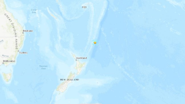 Un nuevo sismo de magnitud 6,0 sacudió las islas Kermadec en Nueva Zelanda