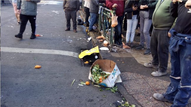 Nuevos incidentes entre hortaliceras mapuche y Carabineros en Temuco
