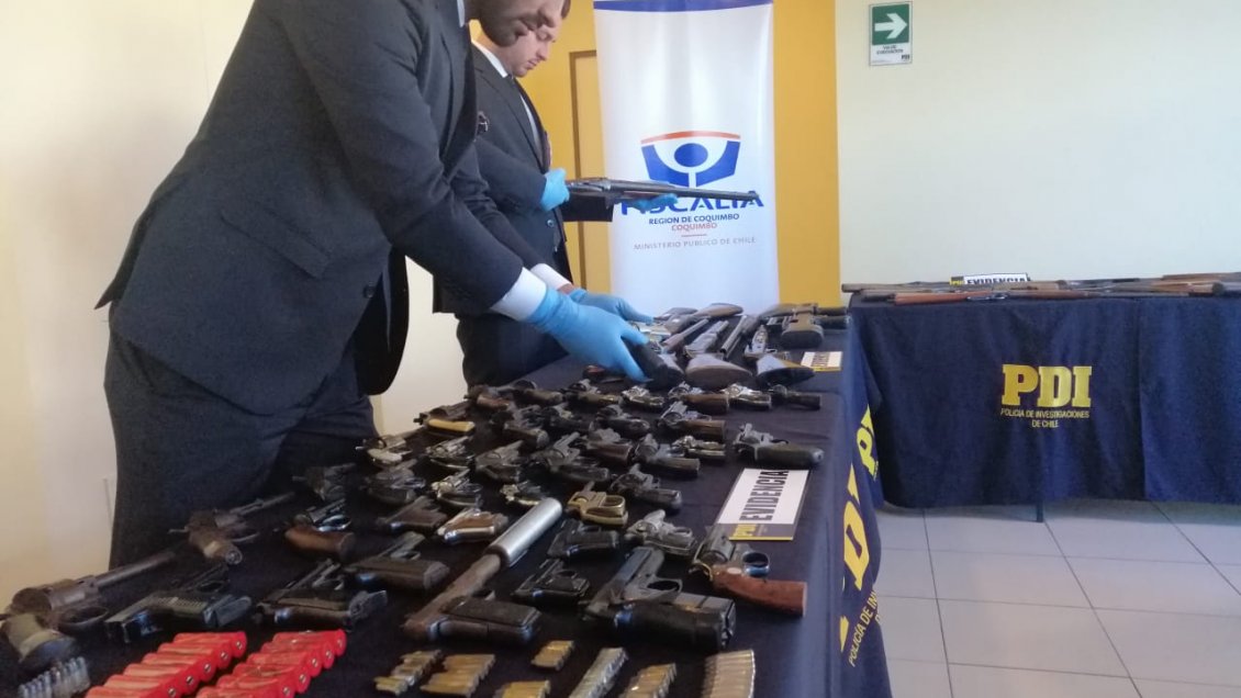 Coquimbo: 63 armas de personas fallecidas han sido recuperadas en el mercado informal