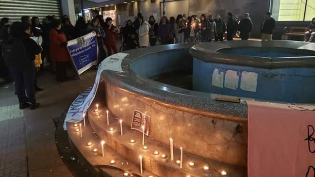 Más de 100 personas realizaron velatón en Chillán por víctima de nuevo femicidio
