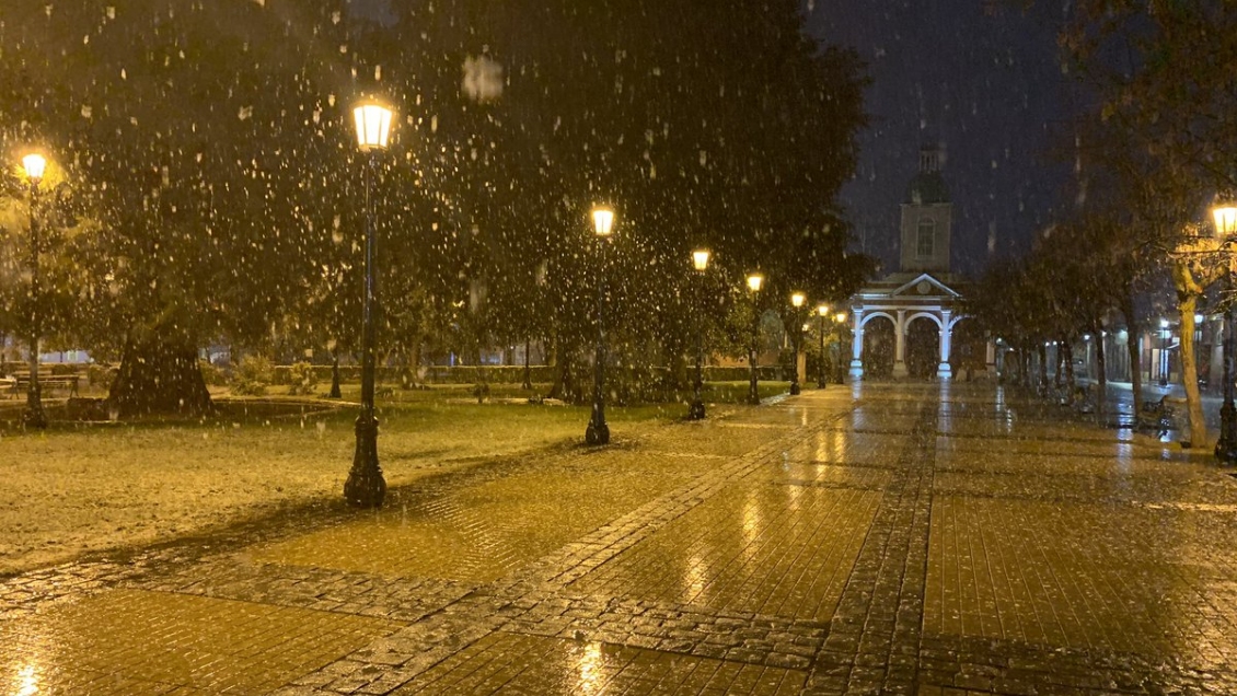 Los efectos del sistema frontal en la zona centro sur