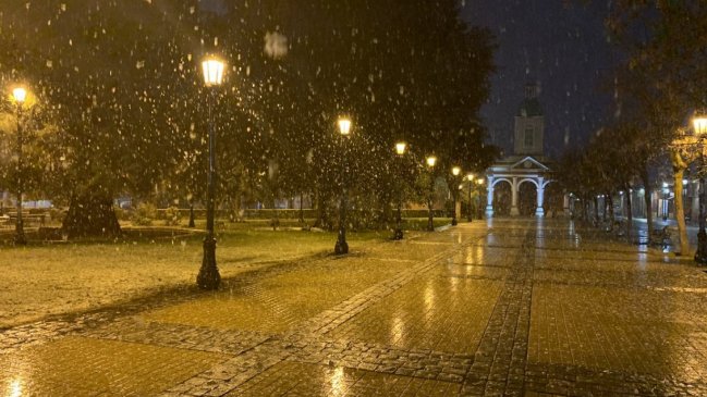 Los efectos del sistema frontal en la zona centro sur