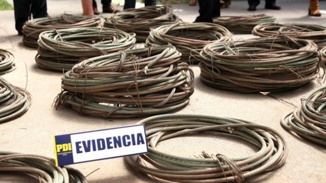 Querellas por robo de cables en La Araucanía llegan a 71 durante el último año
