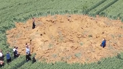   Bomba de la Segunda Guerra Mundial explotó en un campo en Alemania 