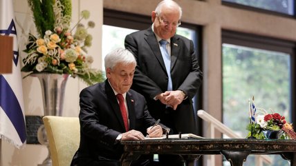 Presidente Rivlin recibió a Sebastián Piñera en Israel  