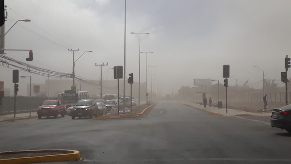 Por pronóstico de fuertes vientos suspenden las clases este viernes en El Loa