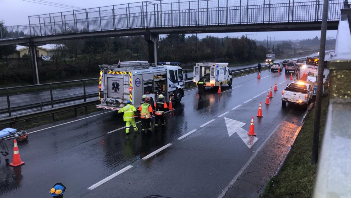 Accidentes de tránsito dejaron tres muertos en Región de Los Lagos