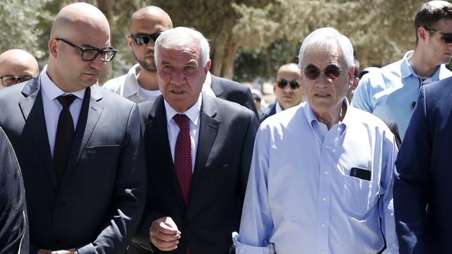 Ministro palestino que acompañó a Piñera en Jerusalén fue detenido en Israel