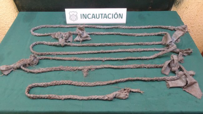 Gendarmes descubrieron una cuerda de cinco metros en la cárcel de Valparaíso