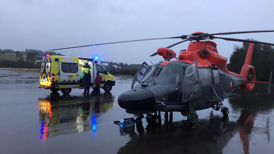 Quellón: Lancha naufragó en medio de temporal en boca del golfo del Guafo