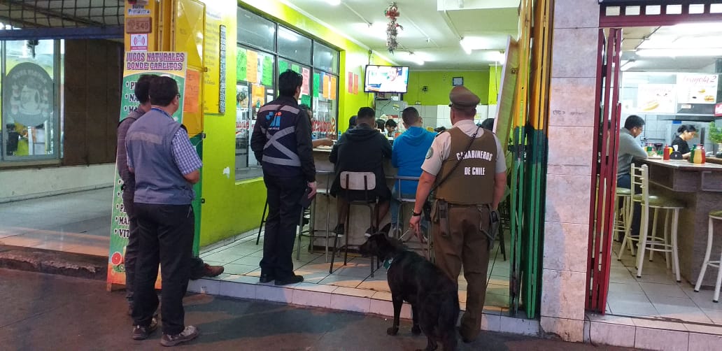 Nueva ronda policial dejó 75 detenidos en la ciudad de Arica