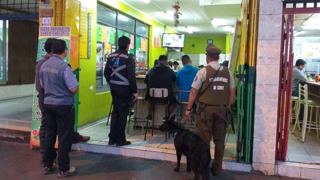 Nueva ronda policial dejó 75 detenidos en la ciudad de Arica