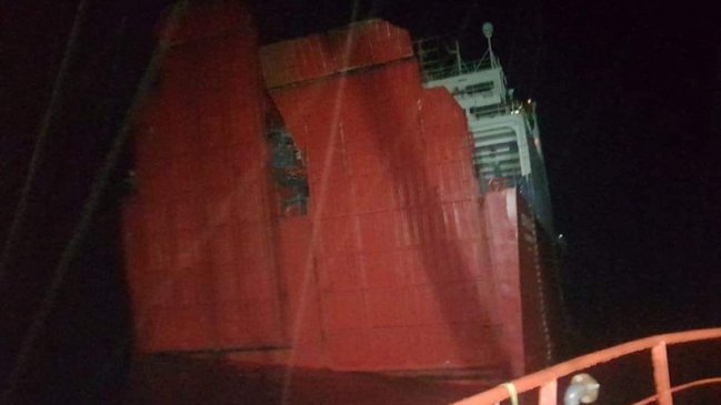 Motonave naufragó con casi 40 personas a bordo en Aysén