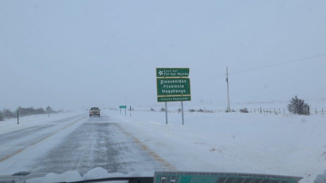 Llaman a la precaución por niebla y escarcha en rutas de Magallanes