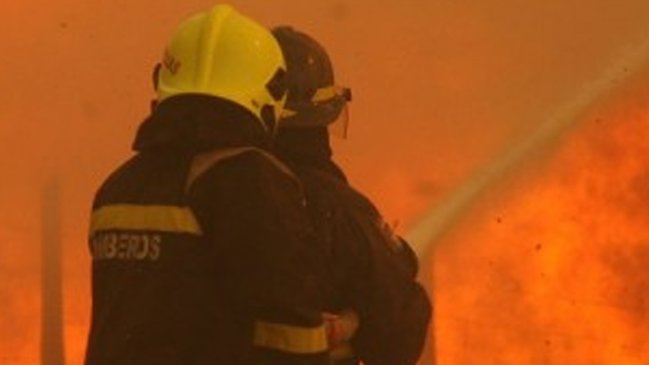 Un adulto mayor murió en incendio en San Bernardo