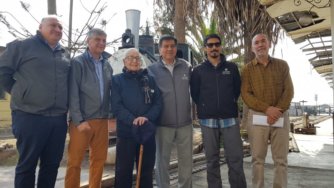 Visita ilustre conoció los detalles del proyecto para recuperar la estación del ferrocarril Arica - La Paz