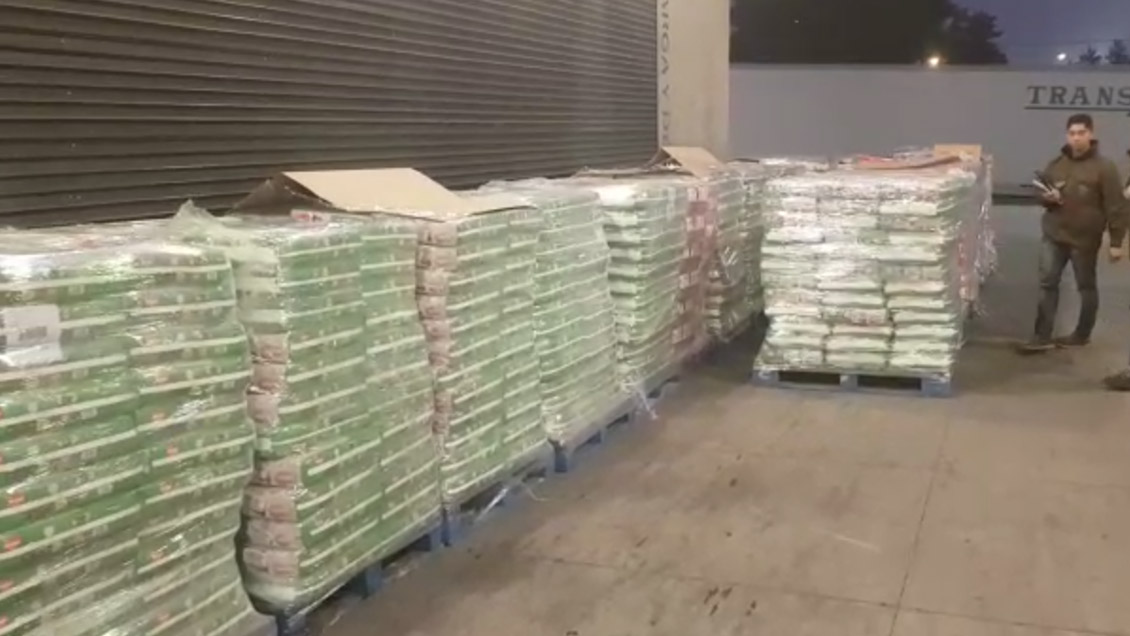 Carabineros recuperó el millonario cargamento robado a camión en asalto con secuestro