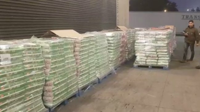 Carabineros recuperó el millonario cargamento robado a camión en asalto con secuestro