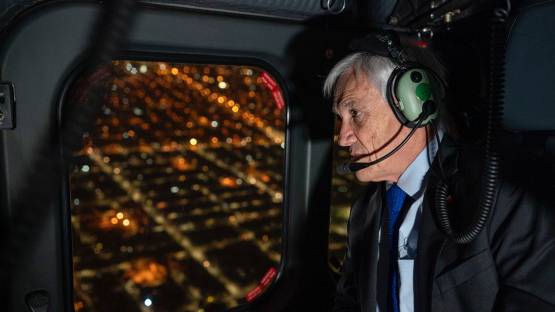 Piñera tras encabezar patrullaje aéreo: 