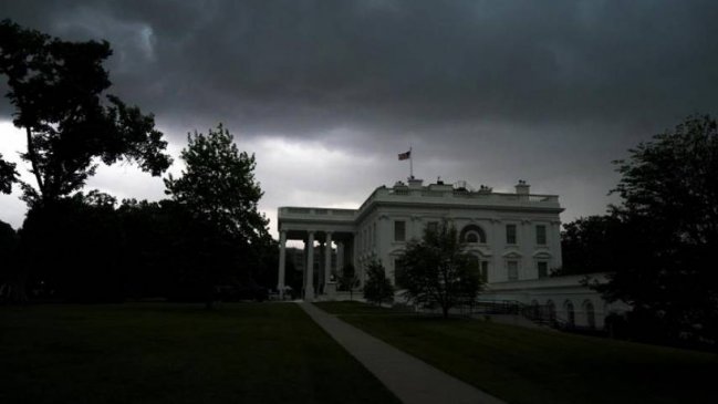Las lluvias torrenciales en Washington inundaron hasta la Casa Blanca