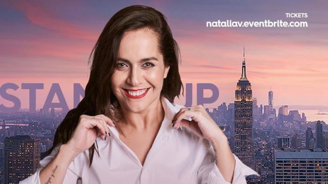 Natalia Valdebenito agenda show de stand up en Nueva York