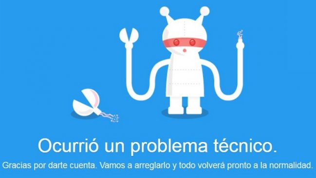 Reportan caída de Twitter en diversos países