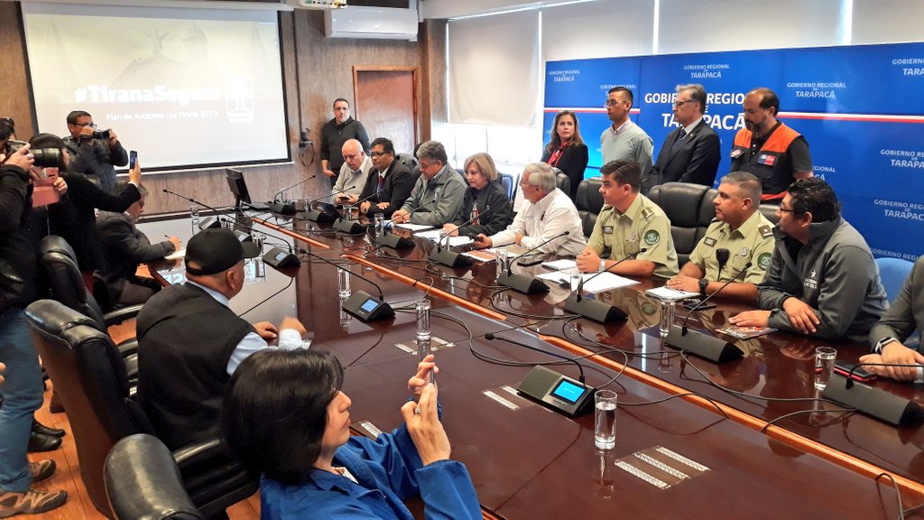 Autoridades de Tarapacá presentaron plan 