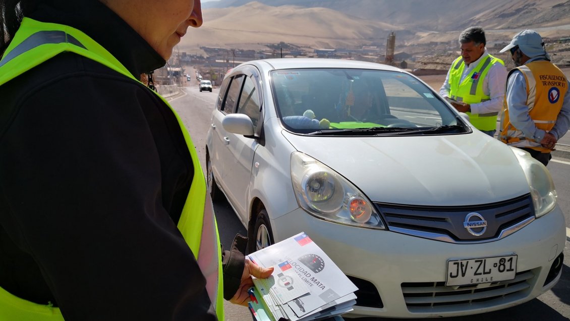 Intensifican campañas de tránsito por fiesta de La Tirana