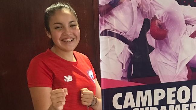 Arica estará representada en concentrado nacional de karate en las manos de Kimmy Vega
