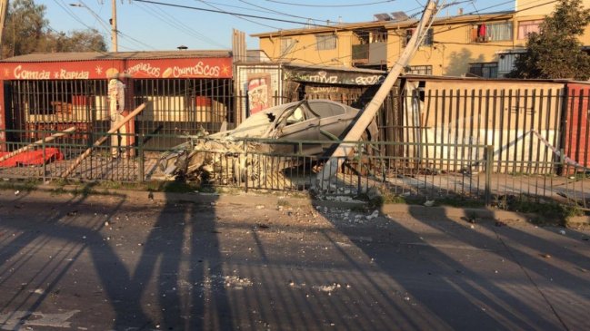 Joven murió tras chocar su vehículo contra un poste en San Ramón