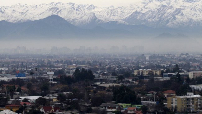 Intendencia Metropolitana decretó alerta ambiental para este jueves